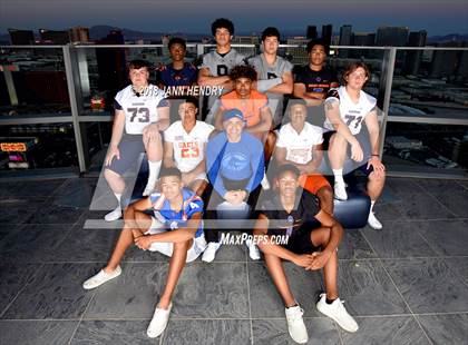 Thumbnail 1 in Bishop Gorman (Preseason Early Contenders Photo Shoot) photogallery.