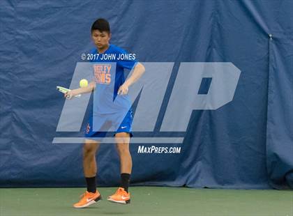 Thumbnail 1 in NYSPHSAA Championships (Main Doubles Final) photogallery.