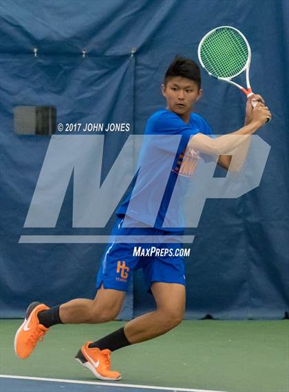 Thumbnail 1 in NYSPHSAA Championships (Main Doubles Final) photogallery.