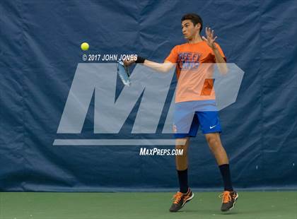 Thumbnail 1 in NYSPHSAA Championships (Main Doubles Final) photogallery.