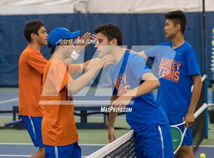 Thumbnail 1 in NYSPHSAA Championships (Main Doubles Final) photogallery.