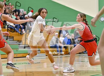 Thumbnail 3 in Daleville vs. Wapahani (Delaware County Tournament) photogallery.