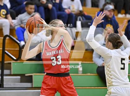 Thumbnail 3 in Daleville vs. Wapahani (Delaware County Tournament) photogallery.