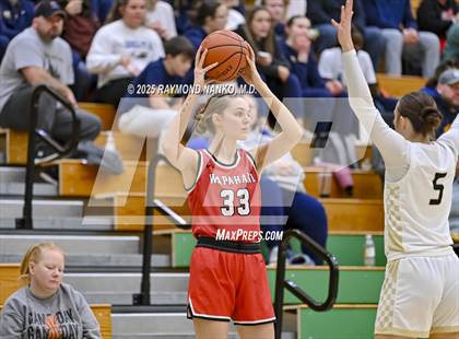 Thumbnail 2 in Daleville vs. Wapahani (Delaware County Tournament) photogallery.