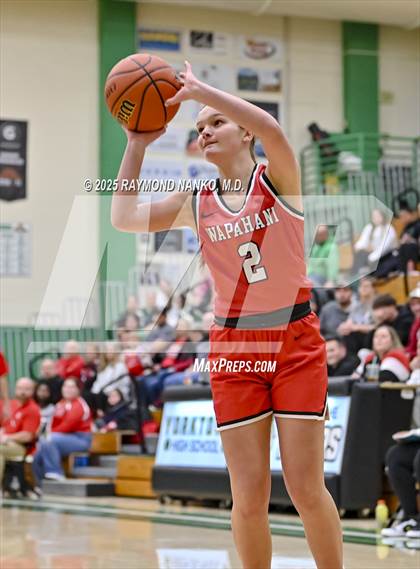 Thumbnail 3 in Daleville vs. Wapahani (Delaware County Tournament) photogallery.