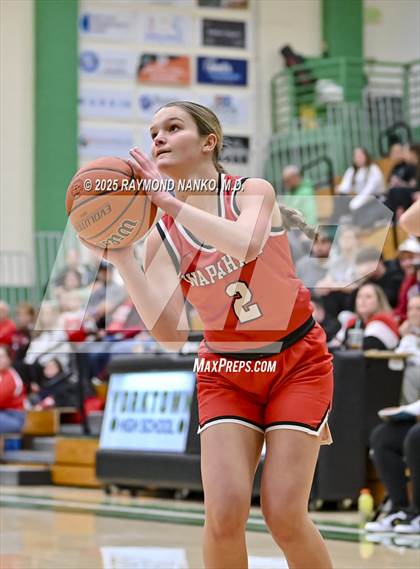 Thumbnail 2 in Daleville vs. Wapahani (Delaware County Tournament) photogallery.