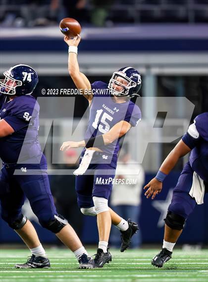 Thumbnail 2 in Smithson Valley vs. Aledo (UIL 5A D1 Football Final) photogallery.