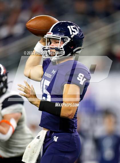 Thumbnail 3 in Smithson Valley vs. Aledo (UIL 5A D1 Football Final) photogallery.