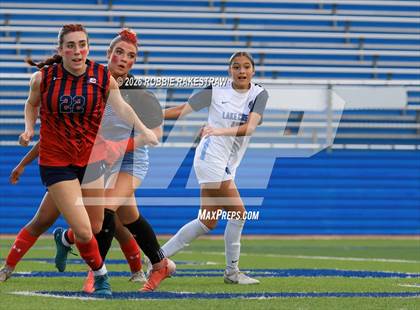 Thumbnail 3 in Grapevine vs. Lake Creek (UIL 5A D2 Girls Soccer Final) photogallery.