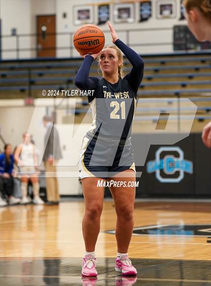 Thumbnail 1 in Tri-West Hendricks vs. Crawfordsville (IHSAA 4A Sectional 25 First Round) photogallery.