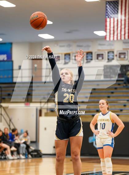 Thumbnail 2 in Tri-West Hendricks vs. Crawfordsville (IHSAA 4A Sectional 25 First Round) photogallery.