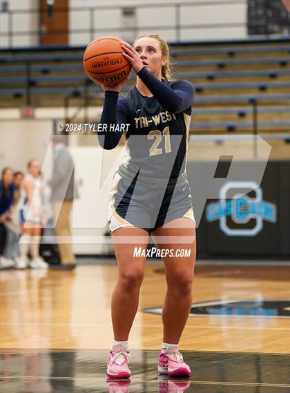 Thumbnail 3 in Tri-West Hendricks vs. Crawfordsville (IHSAA 4A Sectional 25 First Round) photogallery.