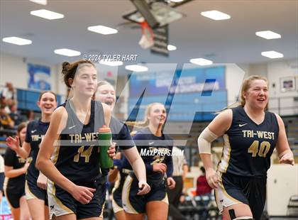 Thumbnail 1 in Tri-West Hendricks vs. Crawfordsville (IHSAA 4A Sectional 25 First Round) photogallery.