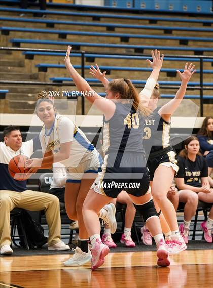 Thumbnail 2 in Tri-West Hendricks vs. Crawfordsville (IHSAA 4A Sectional 25 First Round) photogallery.