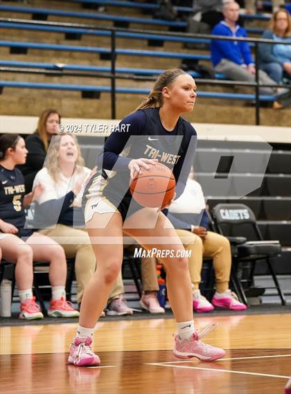 Thumbnail 2 in Tri-West Hendricks vs. Crawfordsville (IHSAA 4A Sectional 25 First Round) photogallery.