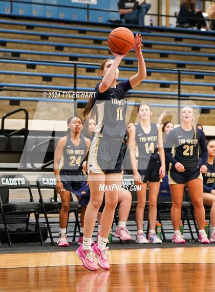 Thumbnail 2 in Tri-West Hendricks vs. Crawfordsville (IHSAA 4A Sectional 25 First Round) photogallery.