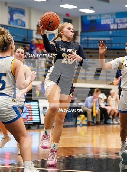 Thumbnail 2 in Tri-West Hendricks vs. Crawfordsville (IHSAA 4A Sectional 25 First Round) photogallery.