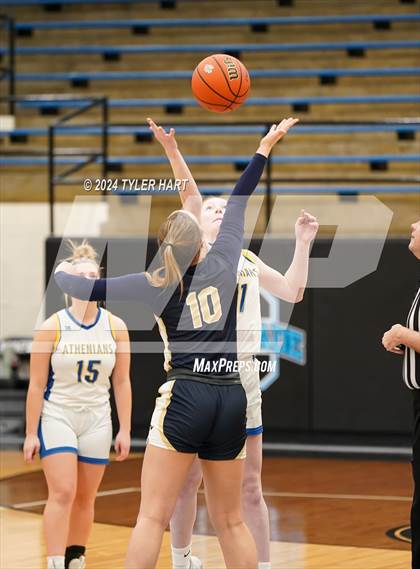 Thumbnail 3 in Tri-West Hendricks vs. Crawfordsville (IHSAA 4A Sectional 25 First Round) photogallery.