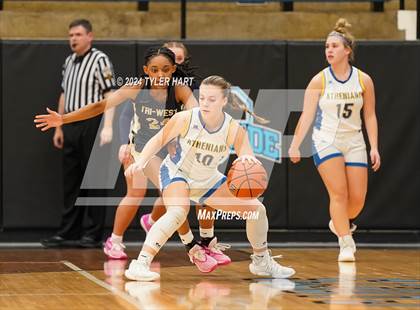 Thumbnail 2 in Tri-West Hendricks vs. Crawfordsville (IHSAA 4A Sectional 25 First Round) photogallery.