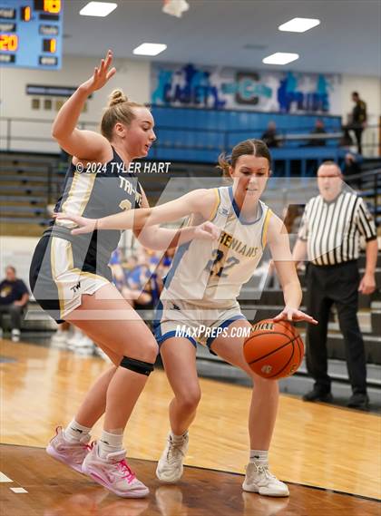 Thumbnail 3 in Tri-West Hendricks vs. Crawfordsville (IHSAA 4A Sectional 25 First Round) photogallery.