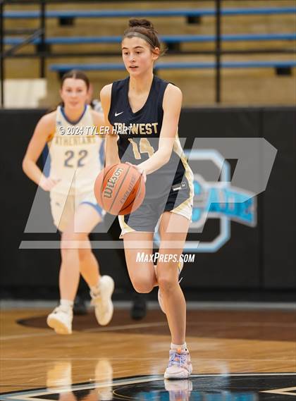 Thumbnail 1 in Tri-West Hendricks vs. Crawfordsville (IHSAA 4A Sectional 25 First Round) photogallery.