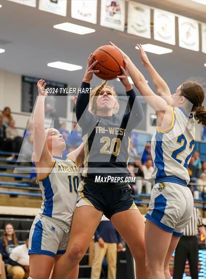 Thumbnail 3 in Tri-West Hendricks vs. Crawfordsville (IHSAA 4A Sectional 25 First Round) photogallery.