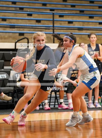 Thumbnail 2 in Tri-West Hendricks vs. Crawfordsville (IHSAA 4A Sectional 25 First Round) photogallery.