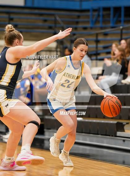 Thumbnail 2 in Tri-West Hendricks vs. Crawfordsville (IHSAA 4A Sectional 25 First Round) photogallery.