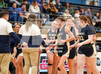Thumbnail 1 in Tri-West Hendricks vs. Crawfordsville (IHSAA 4A Sectional 25 First Round) photogallery.