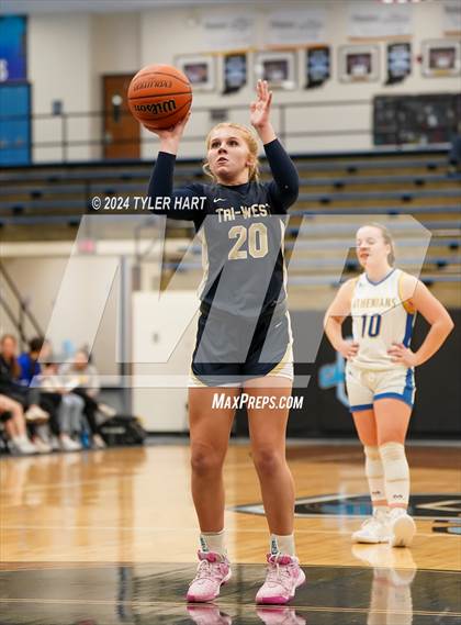 Thumbnail 3 in Tri-West Hendricks vs. Crawfordsville (IHSAA 4A Sectional 25 First Round) photogallery.