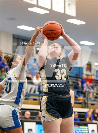 Thumbnail 2 in Tri-West Hendricks vs. Crawfordsville (IHSAA 4A Sectional 25 First Round) photogallery.