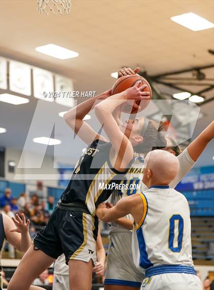 Thumbnail 1 in Tri-West Hendricks vs. Crawfordsville (IHSAA 4A Sectional 25 First Round) photogallery.