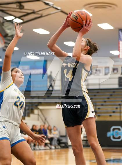 Thumbnail 1 in Tri-West Hendricks vs. Crawfordsville (IHSAA 4A Sectional 25 First Round) photogallery.