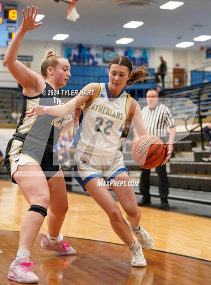 Thumbnail 1 in Tri-West Hendricks vs. Crawfordsville (IHSAA 4A Sectional 25 First Round) photogallery.