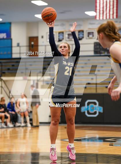 Thumbnail 1 in Tri-West Hendricks vs. Crawfordsville (IHSAA 4A Sectional 25 First Round) photogallery.