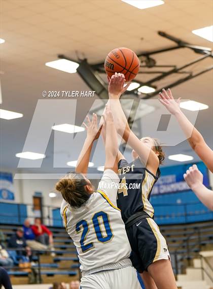 Thumbnail 2 in Tri-West Hendricks vs. Crawfordsville (IHSAA 4A Sectional 25 First Round) photogallery.