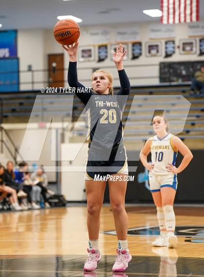 Thumbnail 1 in Tri-West Hendricks vs. Crawfordsville (IHSAA 4A Sectional 25 First Round) photogallery.