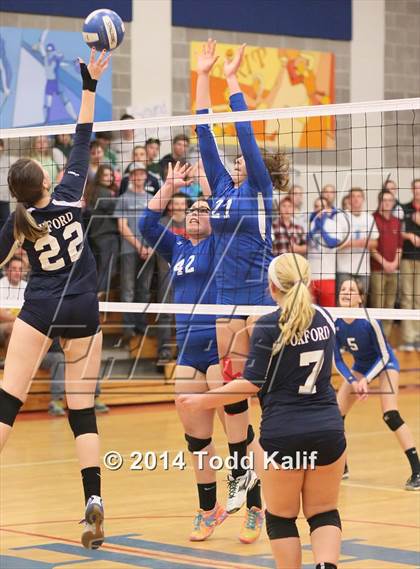 Thumbnail 2 in Oxford vs. Hale Ray (CIAC Class S 2nd Round) photogallery.
