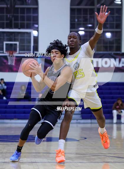 Thumbnail 1 in Riviera Prep vs Roselle Catholic (Miami Holiday Invitational) photogallery.