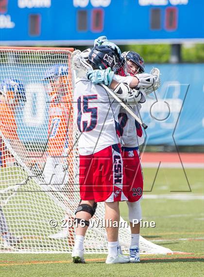 Thumbnail 1 in Penn Yan Academy vs. Cold Spring Harbor (NYSPHSAA Class C Final) photogallery.