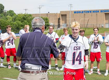 Thumbnail 2 in Penn Yan Academy vs. Cold Spring Harbor (NYSPHSAA Class C Final) photogallery.