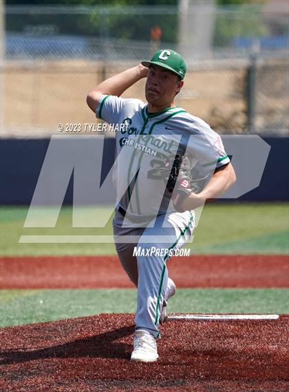 Thumbnail 2 in Brownstown Central vs. Covenant Christian (IHSAA 2A Semi-State Semi-Final at Mooresville) photogallery.