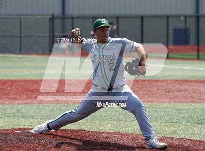 Thumbnail 2 in Brownstown Central vs. Covenant Christian (IHSAA 2A Semi-State Semi-Final at Mooresville) photogallery.