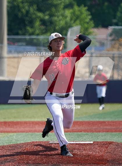 Thumbnail 2 in Brownstown Central vs. Covenant Christian (IHSAA 2A Semi-State Semi-Final at Mooresville) photogallery.