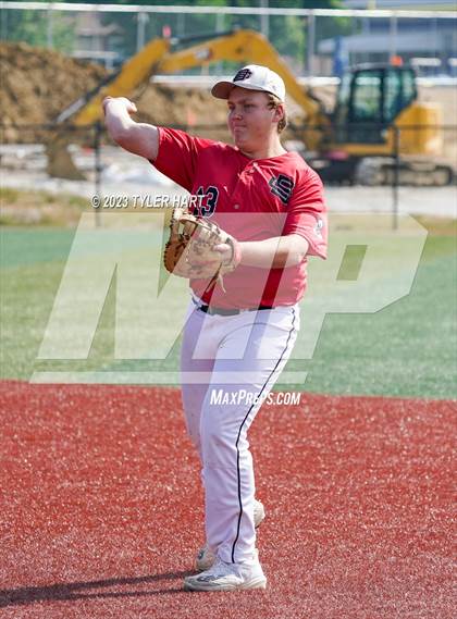 Thumbnail 2 in Brownstown Central vs. Covenant Christian (IHSAA 2A Semi-State Semi-Final at Mooresville) photogallery.