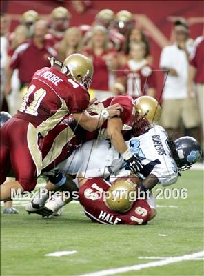 Thumbnail 2 in Camden County vs. Brookwood (Kickoff Classic) photogallery.