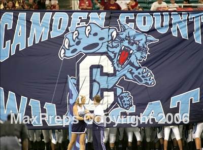 Thumbnail 2 in Camden County vs. Brookwood (Kickoff Classic) photogallery.