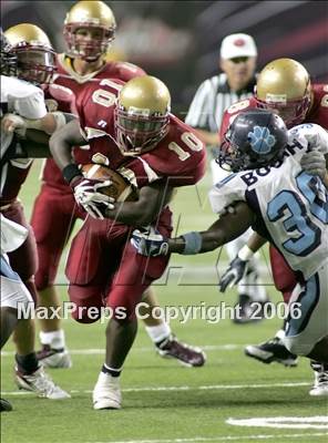 Thumbnail 1 in Camden County vs. Brookwood (Kickoff Classic) photogallery.