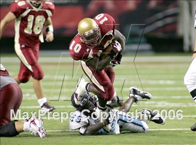 Thumbnail 1 in Camden County vs. Brookwood (Kickoff Classic) photogallery.