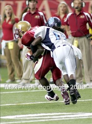 Thumbnail 1 in Camden County vs. Brookwood (Kickoff Classic) photogallery.